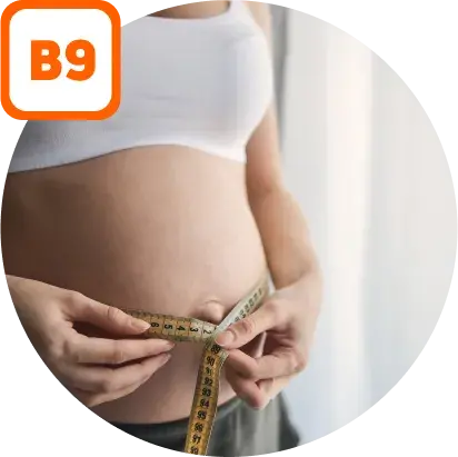 Strengthen maternal tissues during pregnancy with Folic Acid or Vitamin B9